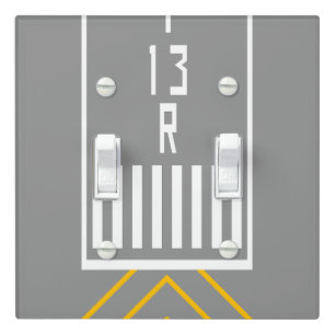 RWY Threshold 13R Light Switch Cover