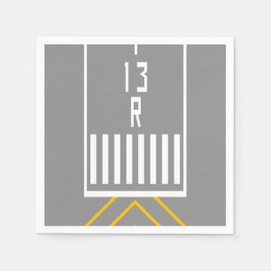 RWY Threshold 13R Napkins
