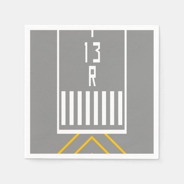 RWY Threshold 13R Napkins (Front)