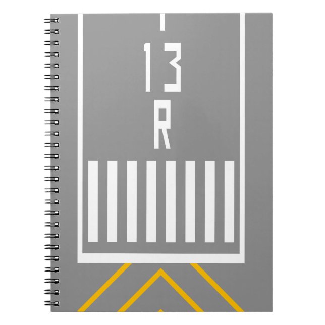 RWY Threshold 13R Notebook (Front)