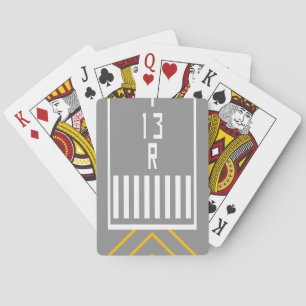 RWY Threshold 13R Poker Cards