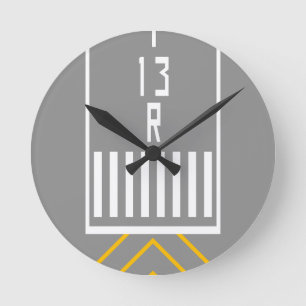 RWY Threshold 13R Round Clock