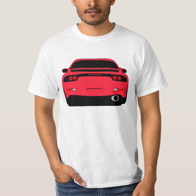 RX7 themed shirt in Red (Front)