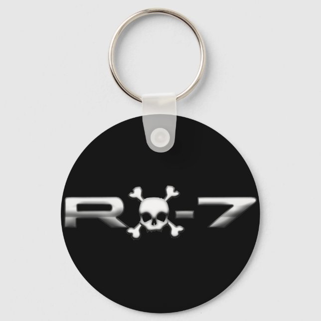 RX7 with a skull Keychain (Front)