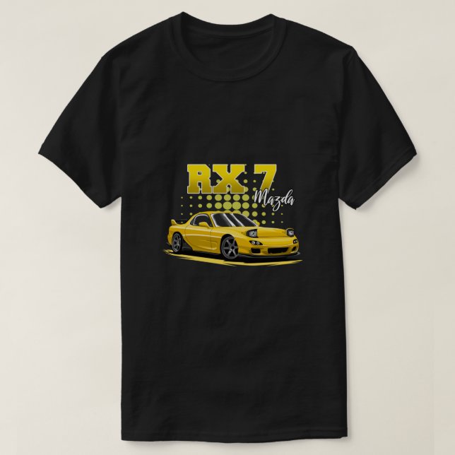 Rx7 Yellow Essential T-Shirt (Design Front)