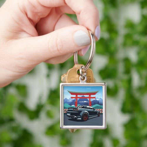 RX8 _ Energized by Rotary engines Keychain