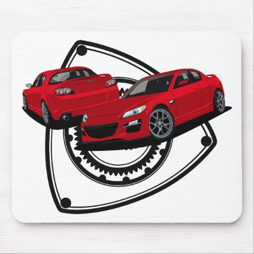 Rx8 Rotary Mouse Pad
