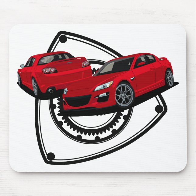 Rx8 Rotary Mouse Pad (Front)