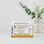 RX Cure Customized Sales Card (Standing Front)