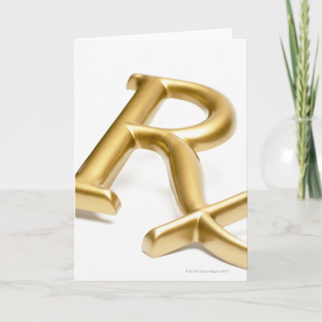 Rx drug sign card (Front)