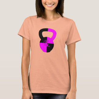 RX Kettlebell- Ladies Contrast Burnout T T-Shirt