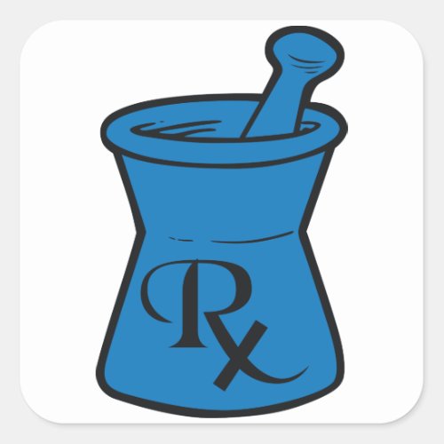 RX Logo Square Sticker