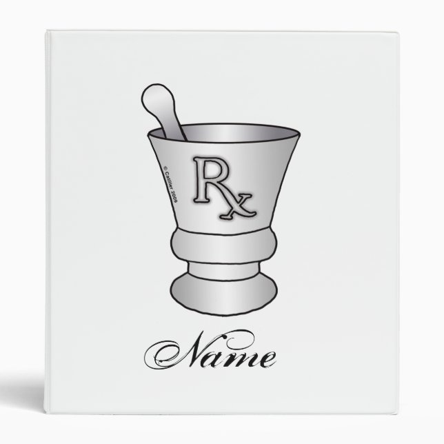 RX Mortar Pestle Binder (Front)