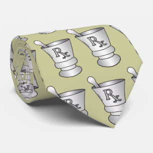 RX Mortar Pestle Neck Tie