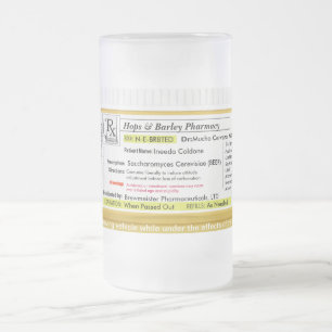 RX Prescription Beer Mug CustomizeAbles