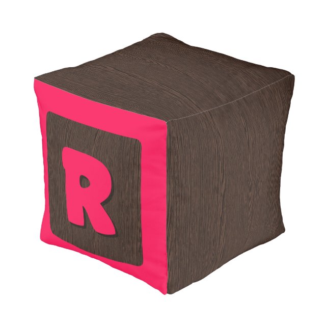 Rx to Relax, Cube Pouf (Angled Back)