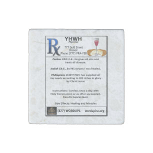 Rx-YHWH Stone Magnet
