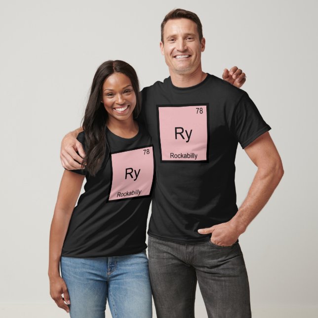 Ry - Rockabilly Funny Chemistry Element Symbol Tee (Unisex)