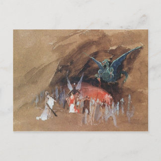Ryabushkin Dragons Cave Postcard