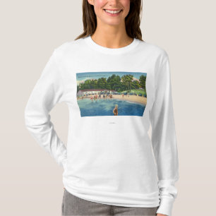 Ryall's Bathing Beach at Saratoga Lake View T-Shirt