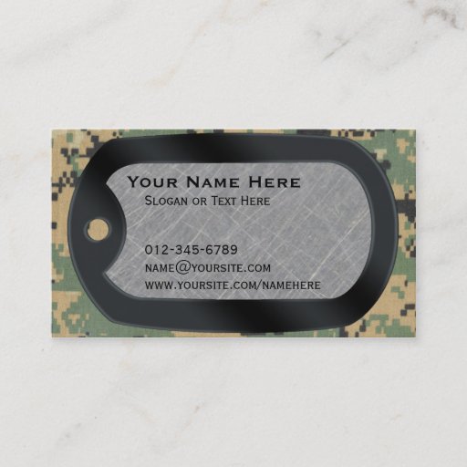 Customizable Ryan Business Card