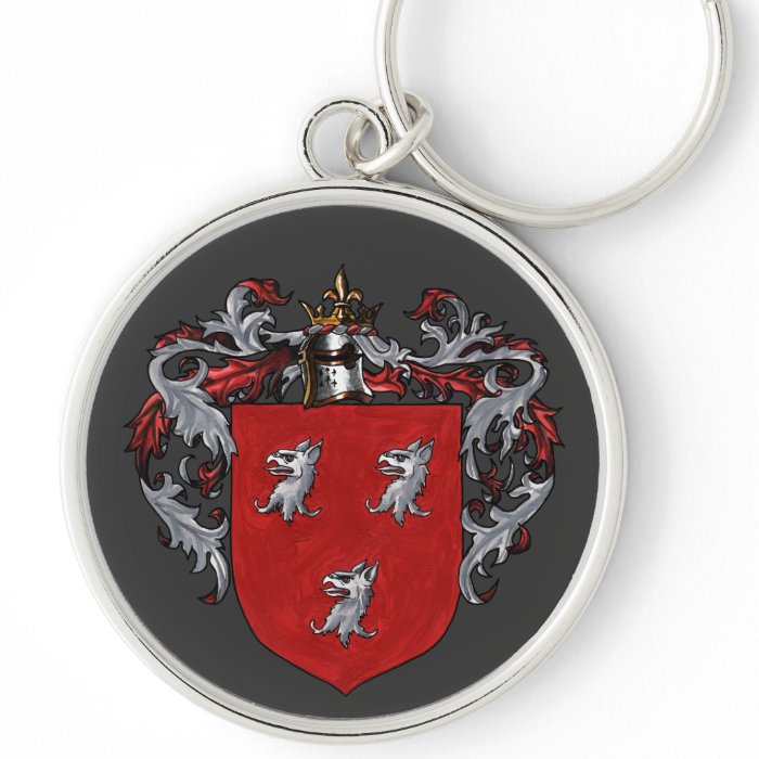 Ryan Coat of Arms Key Chains