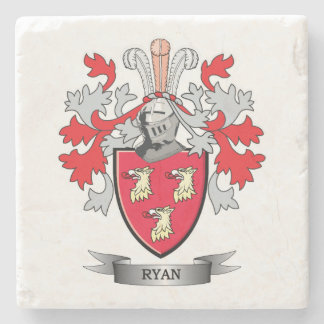 Ryan Coat of Arms Stone Coaster