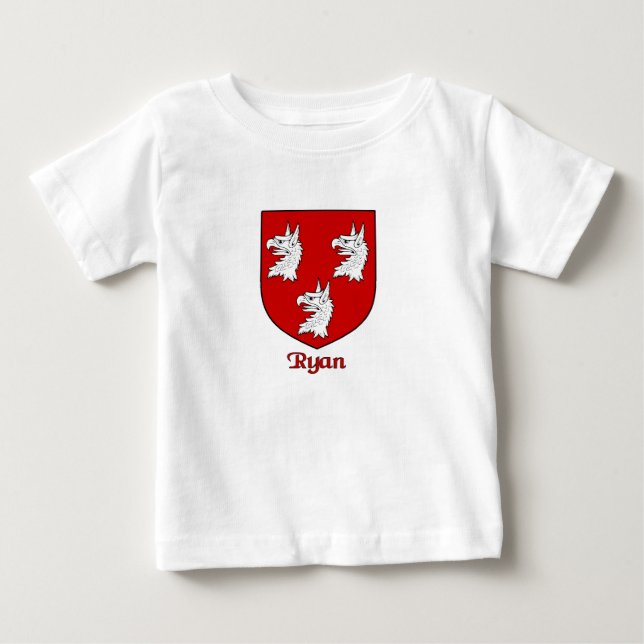 Ryan Family Shield Baby T-Shirt (Front)
