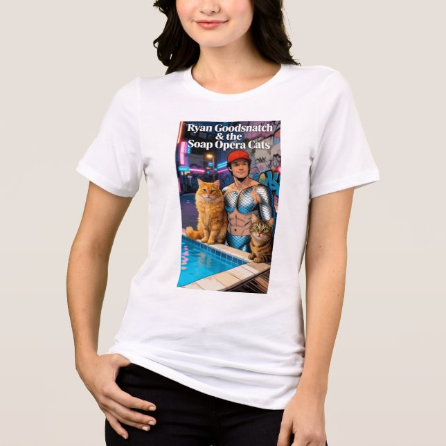 Ryan Goodsnatch & the Soap Opera Cats Tri-Blend Shirt (Front)