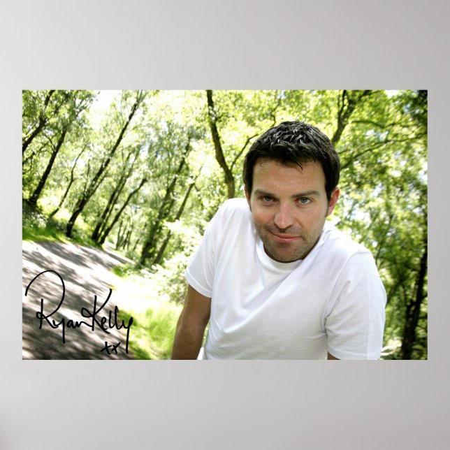 Ryan Kelly Music - Poster "Signed" - Green Trees (Front)