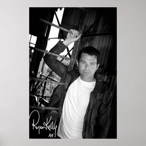 Ryan Kelly Music _ Poster signed _ Ladder