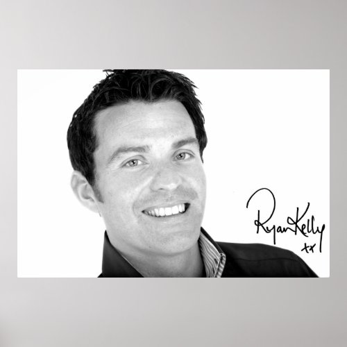 Ryan Kelly Music _ Poster Signed _ Up Close