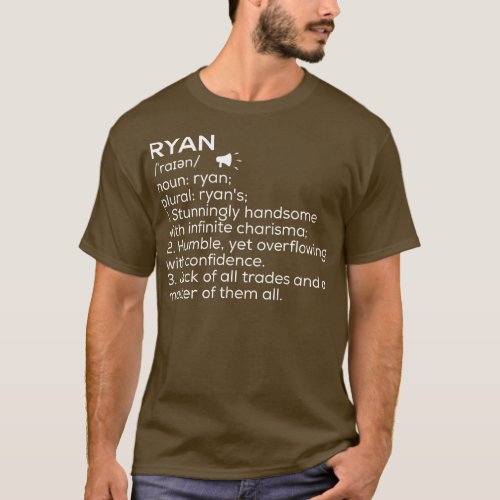 Ryan Name Definition Ryan Meaning Ryan Name Meanin T_Shirt