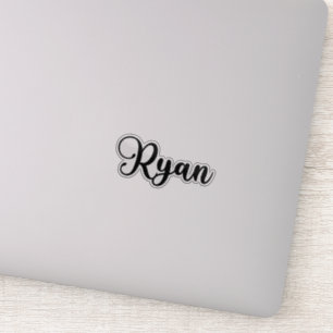 Ryan Name - Handwritten Calligraphy Sticker