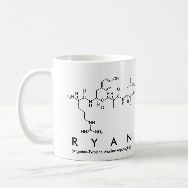 Ryan peptide name mug (Left)