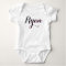 Ryan pink and white girls baby outfit