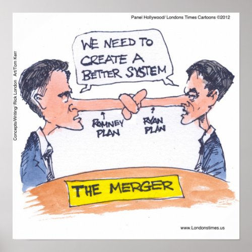 Ryan Romney Pinocchio The Merger Poster