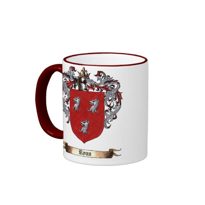 Ryan Shield of Arms Mugs