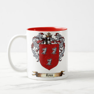 Ryan Shield of Arms Two-Tone Coffee Mug