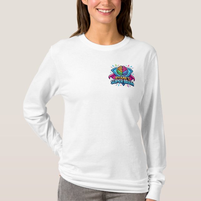 Ryane's Super Brain - Womens Long Sleeve Tshirt (Front)