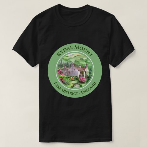 Rydal Mount William Wordsworth Home Painting T_Shirt