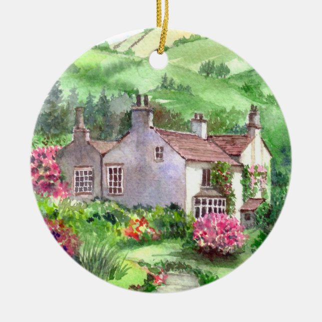 Rydal Mount, William Wordsworth's Home Ceramic Ornament (Front)