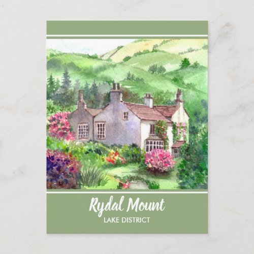 Rydal Mount William Wordsworths Home Postcard