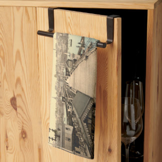 Ryde from the Pier, Isle of Wight, England Kitchen Towel