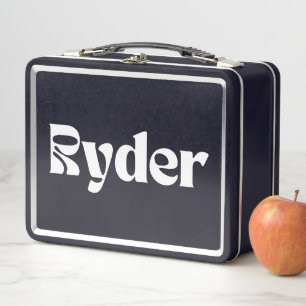 Ryder Name Personalized Metal Lunch Box