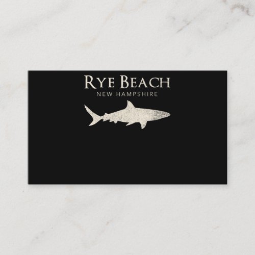 Rye Beach New Hampshire _ Shark Lover Gifts Enclosure Card