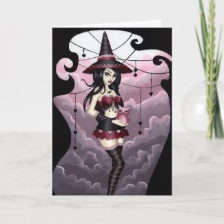 Ryla - Valentine's Day Witch Card