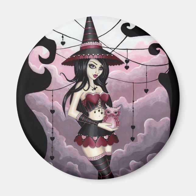 Ryla - Valentine's Day Witch Magnet (Front)