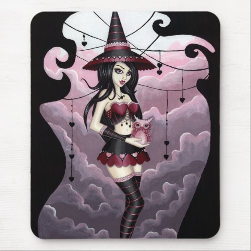 Ryla _ Valentines Day Witch Mousepad