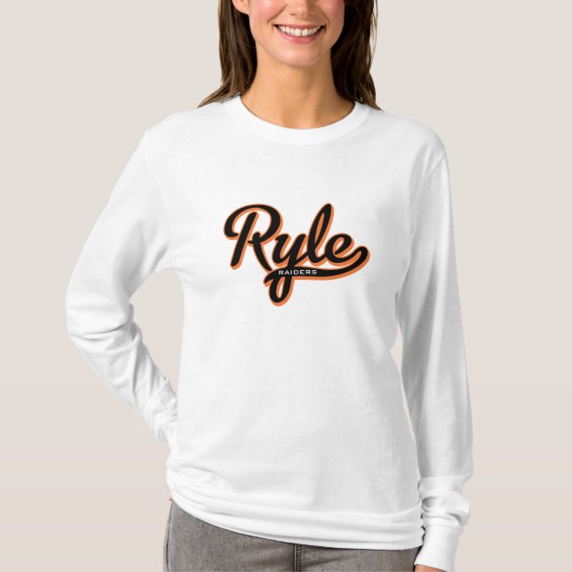 Ryle High School Ladies Script Fashion Sweatshirt T-Shirt (Front)